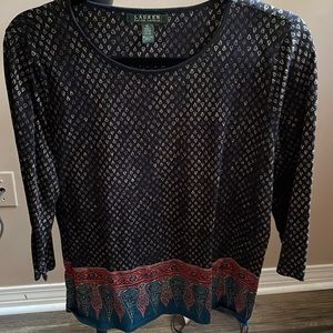 3/4 length sleeve top